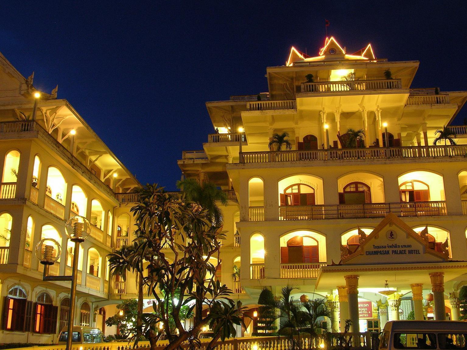 Champasak Palace Hotel Паксе Экстерьер фото