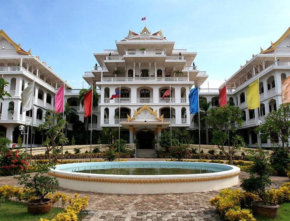 Champasak Palace Hotel Паксе Экстерьер фото
